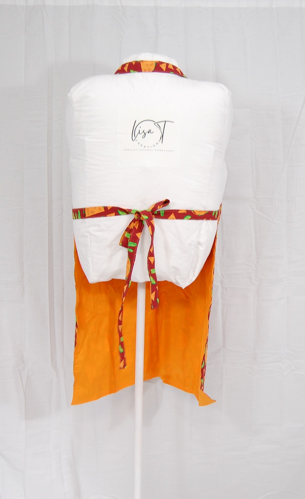 Handmade Taco Apron with Pockets | Taco Tuesday Kitchen Apron | Cooking & Grilling Gift for Taco Lovers