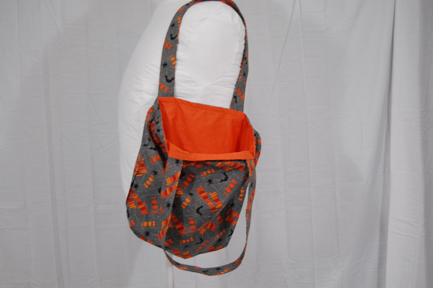 Happy Halloween Spiderweb Tote Bag With Matching Handles