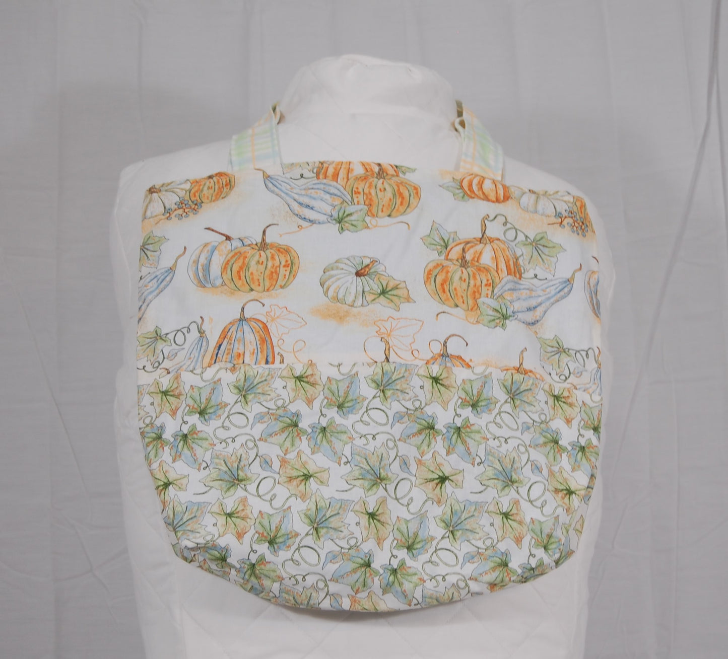 Pumpkin Patch Tote Bag | Handmade Fall Book Tote | Reusable Autumn Grocery Bag | Cottagecore Everyday Shoulder Bag