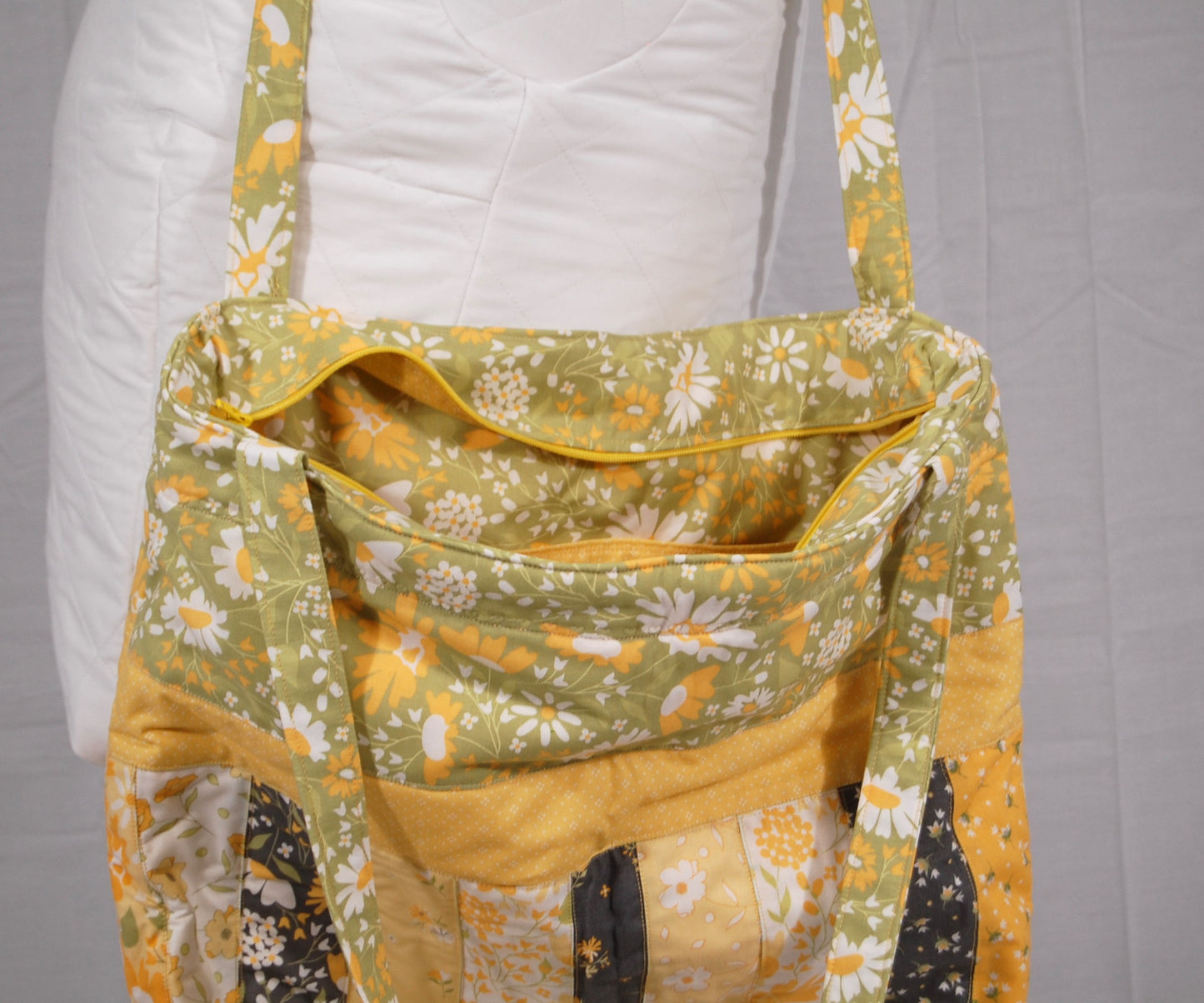 Sage & Wildflower Patchwork Tote