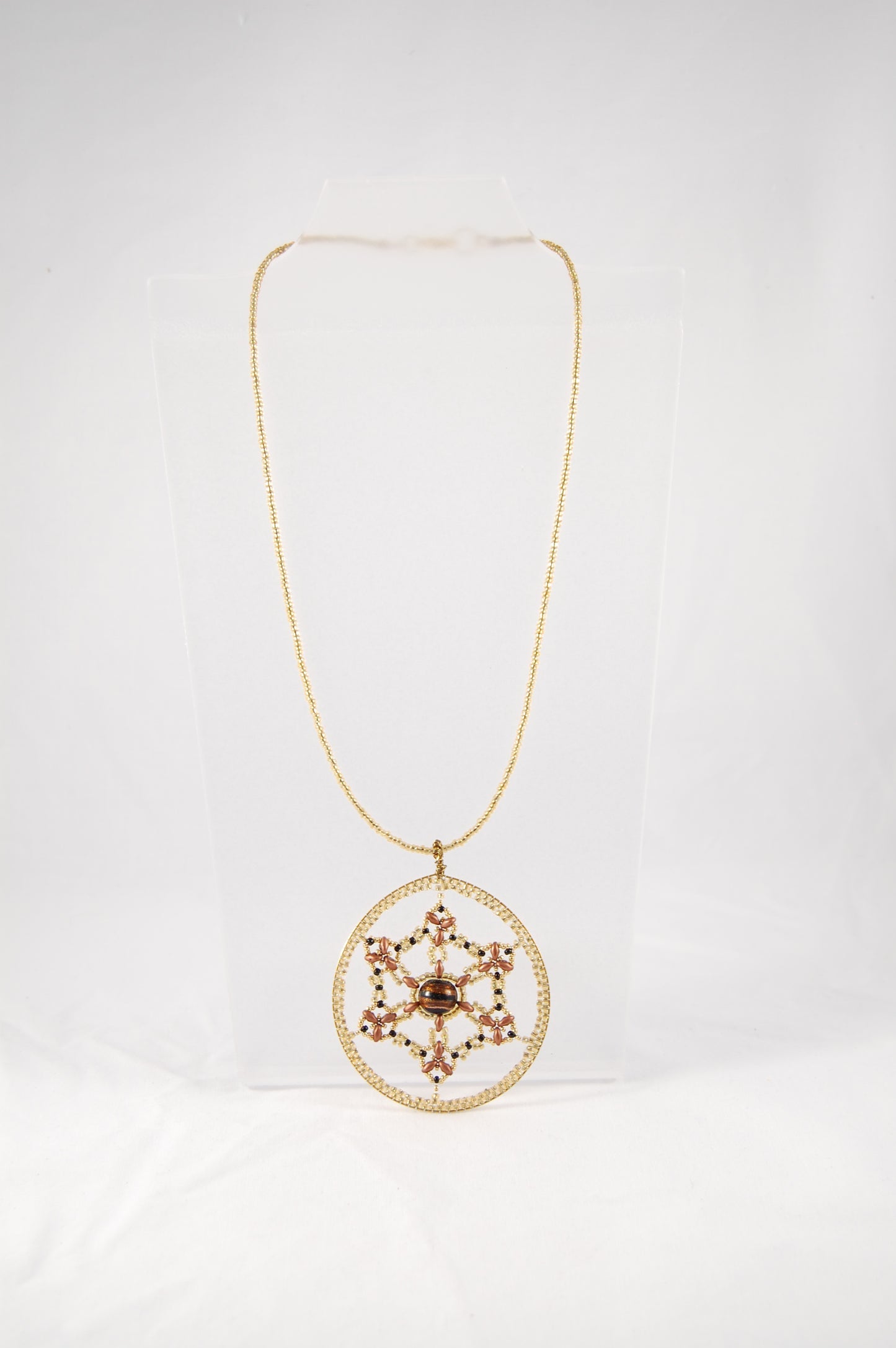 Vector Equilibrium Sacred Geometry Statement Necklace & Window Hanging