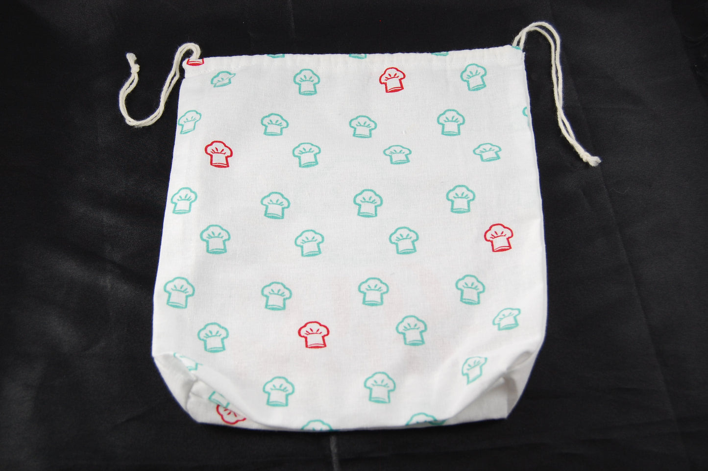 Love Cooking Drawstring Flower Sack Bag