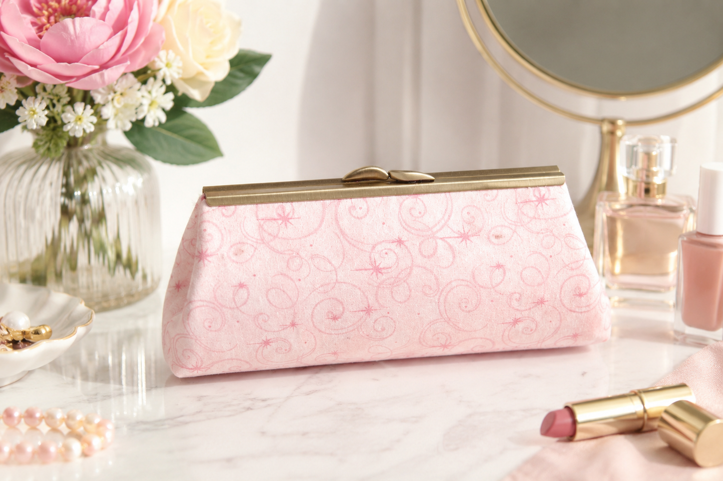 Pink Princess Clutch – Handmade Prom & Quinceañera Evening Bag