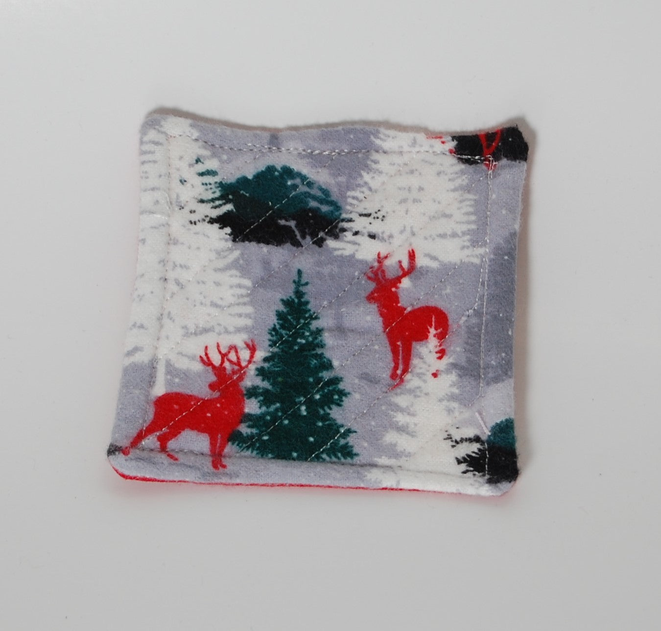 Handmade Christmas Mug Rugs – Set of 5 Quilted Holiday Coasters