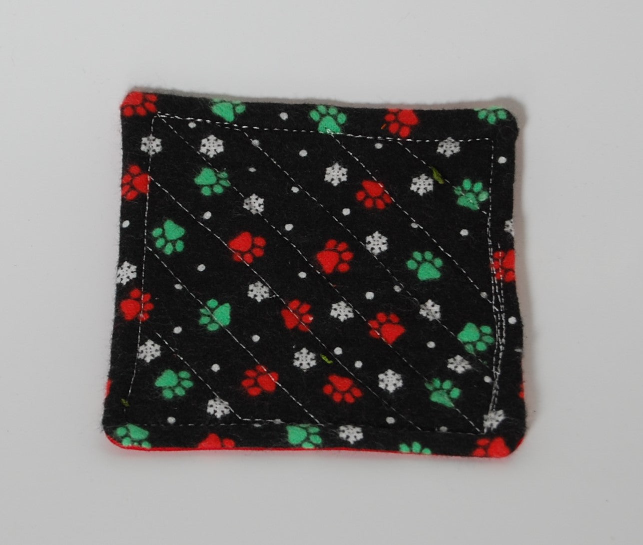 Handmade Christmas Mug Rugs – Set of 5 Quilted Holiday Coasters