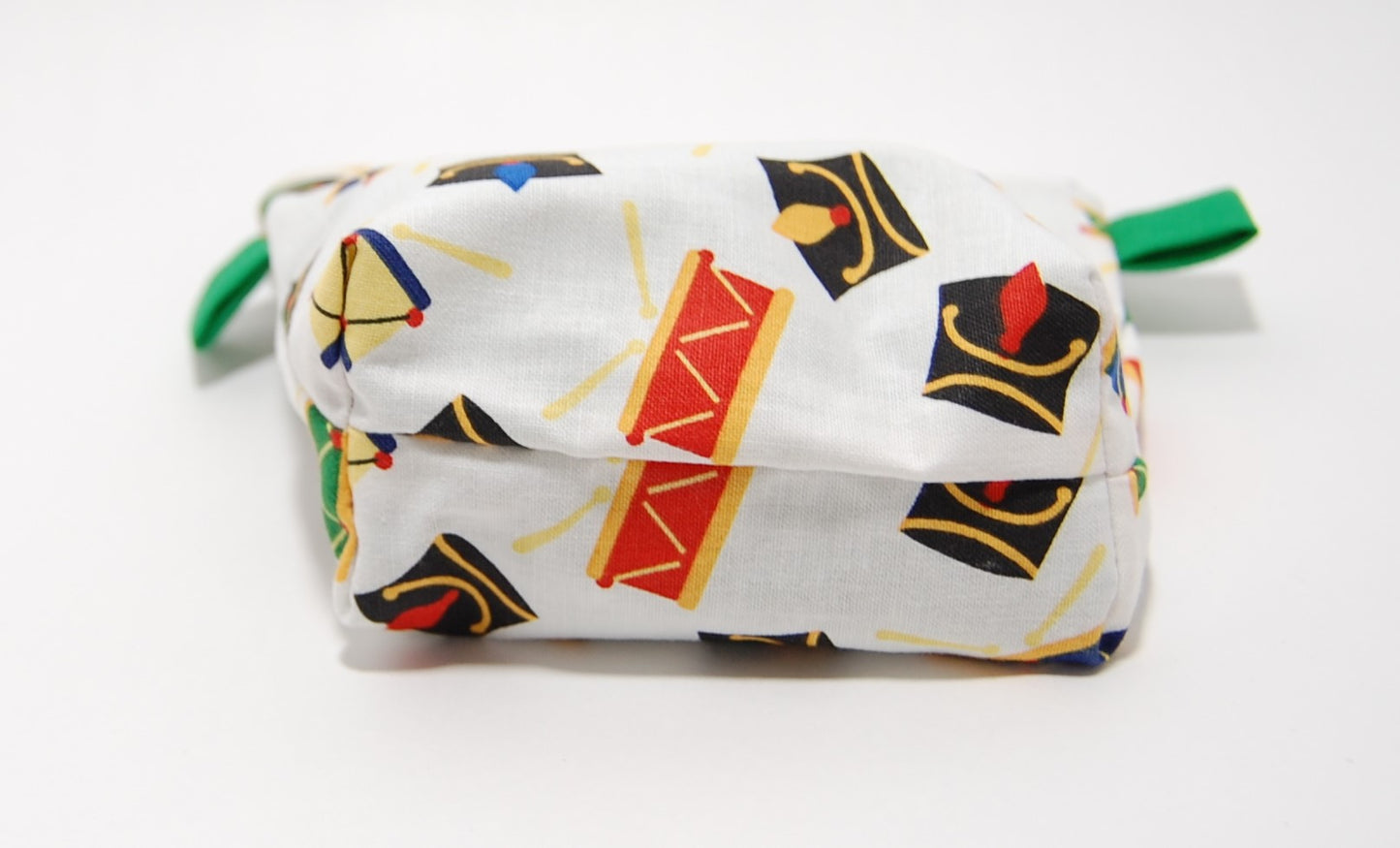 Little Drummer Boy Zipper Pouch | Handmade Christmas Mini Bag