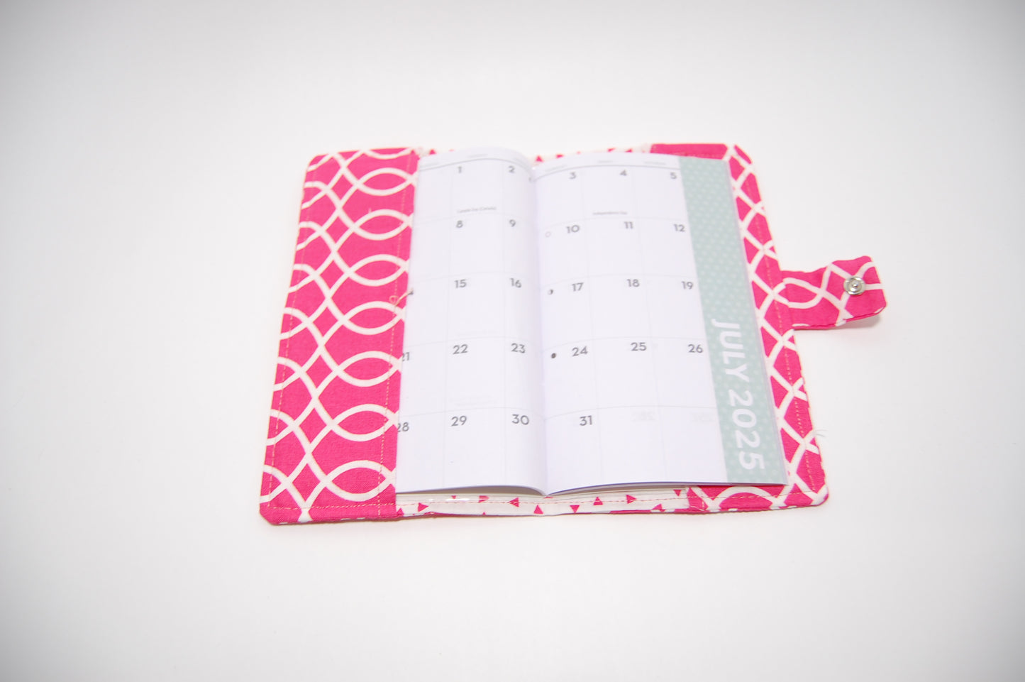 Bright Pink Planner Cover | Handmade Organizer for Calendars, Schedules & Notes | Teacher Gift Idea