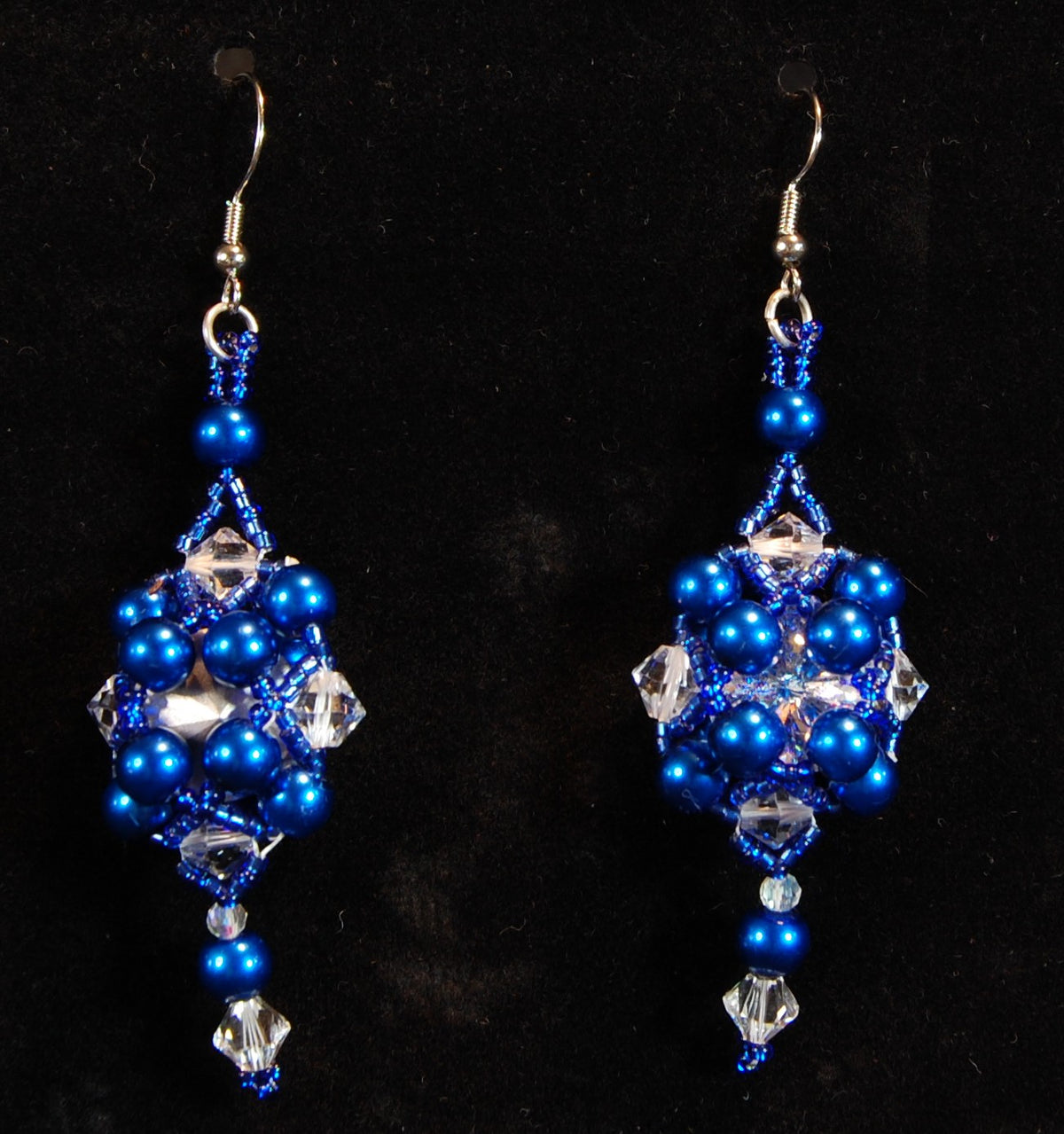 Cobalt Cascade Earrings