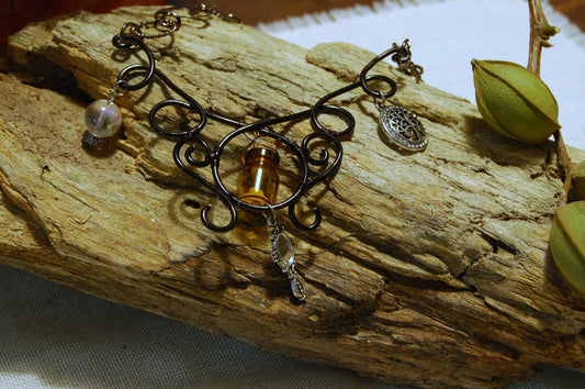Samhain Reflection & Intention Necklace