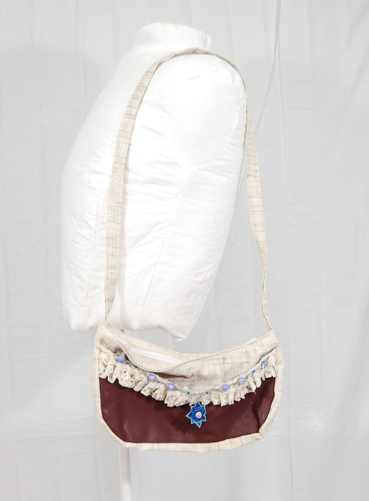 Moonlit Lace Boho Crossbody Purse