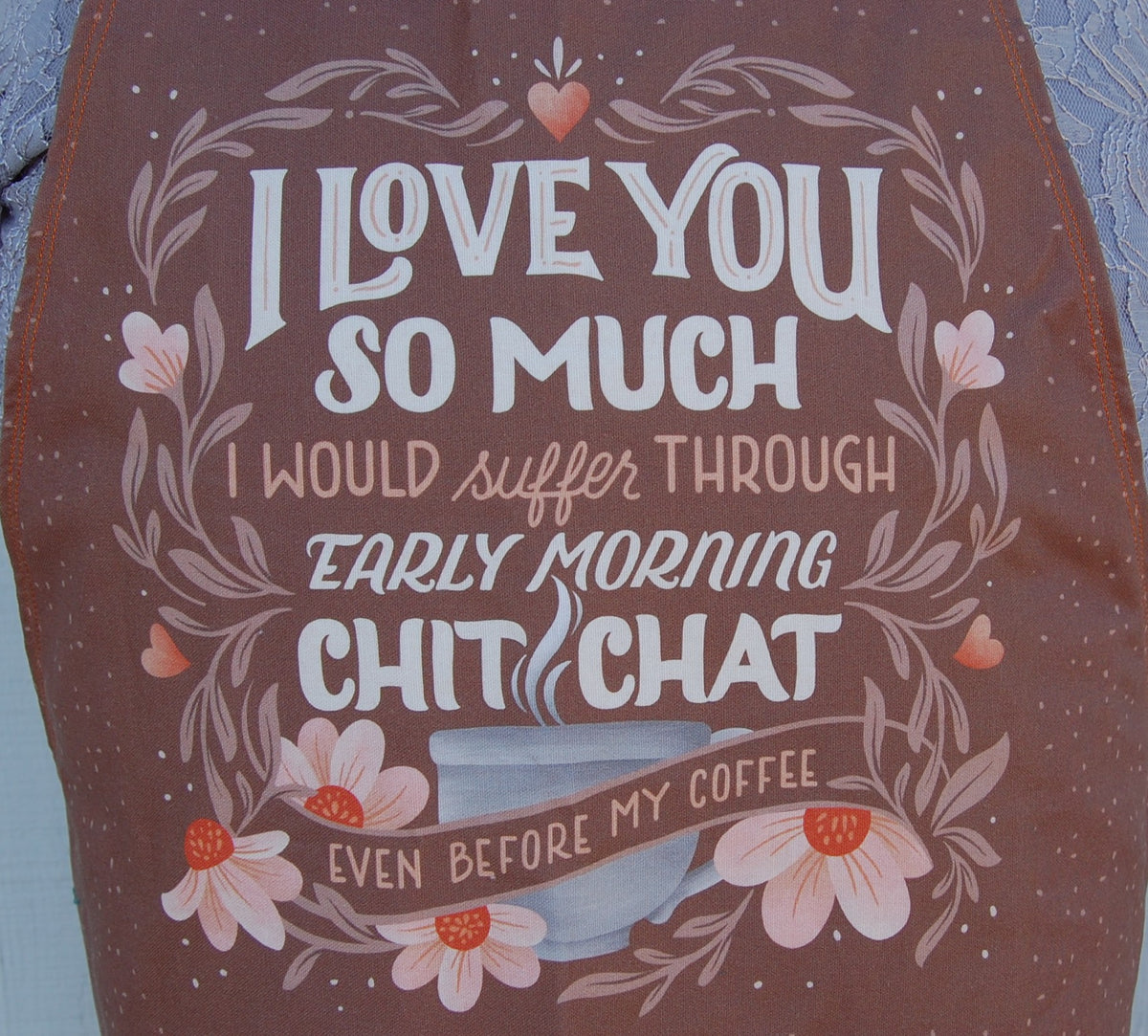 Coffee Chit Chat Handmade Apron