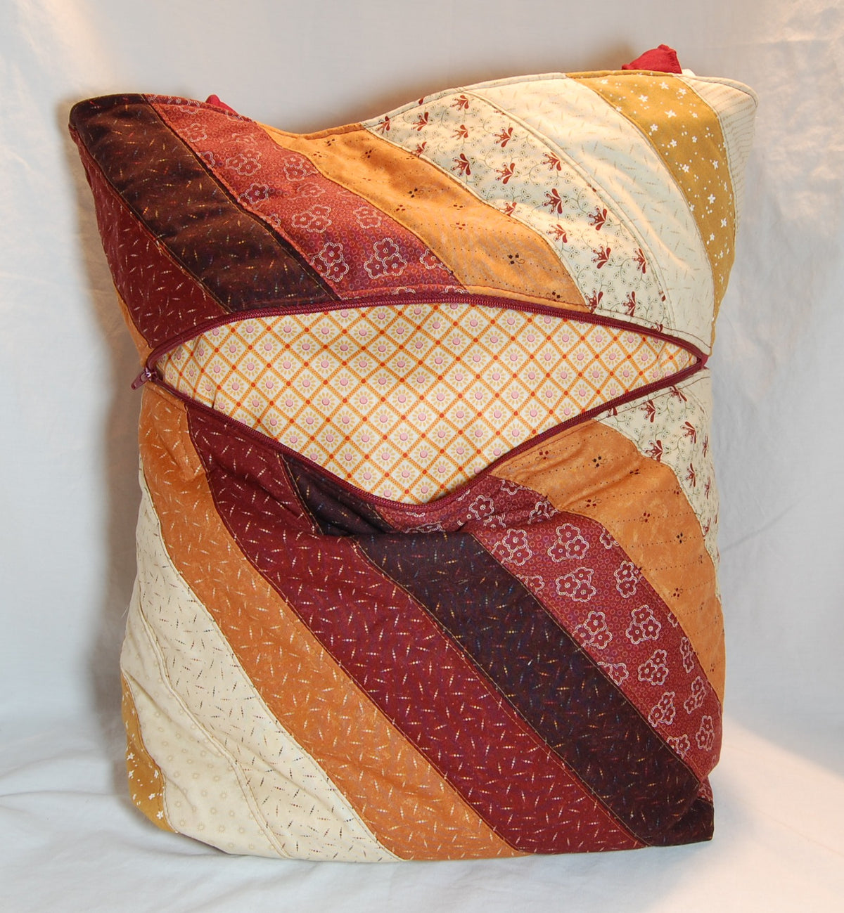 Autumn Harvest Quilted Diagonal Weekend Getaway Bag