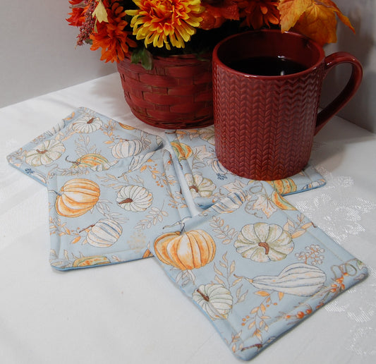Pumpkin Mug Rugs-Set of 6