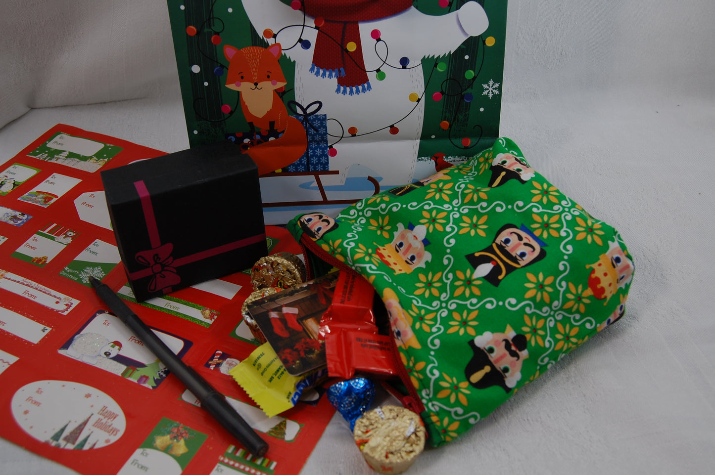 Nutcracker 6" Zippered Pouch/Makeup Bag